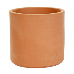Maceta de barro cilíndrica 18cm