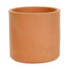 Maceta de barro cilíndrica 22cm