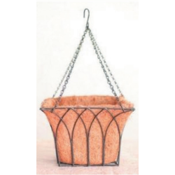 Maceta colgante coco 40cm cuadrado