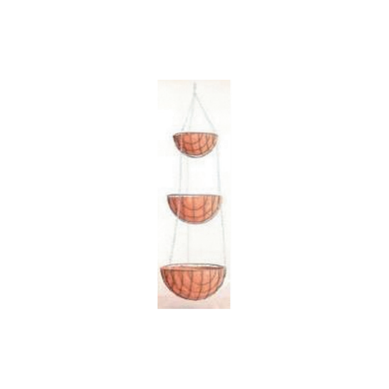 Colgante coco triple